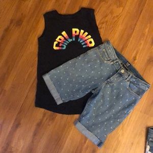 Girl Power Shirt and Bermuda Shorts